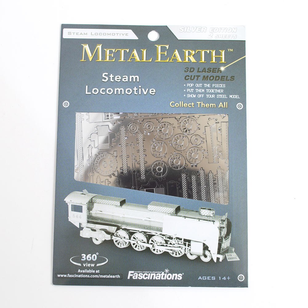 Metal Earth, Toys & Figurines, Metal, Art & School, Steam Locomotive, 2368